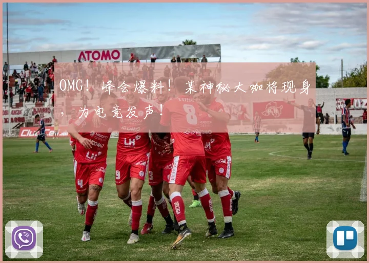 OMG！峰会爆料！某神秘大咖将现身，为电竞发声！